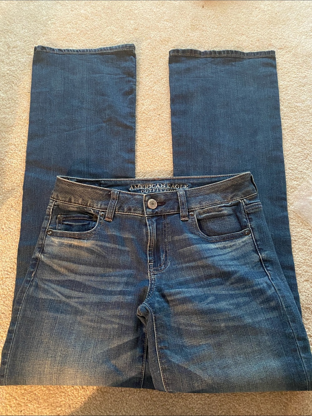 American Eagle super stretch size 4 LONG favorite boyfriend jeans - Picture 5 of 6
